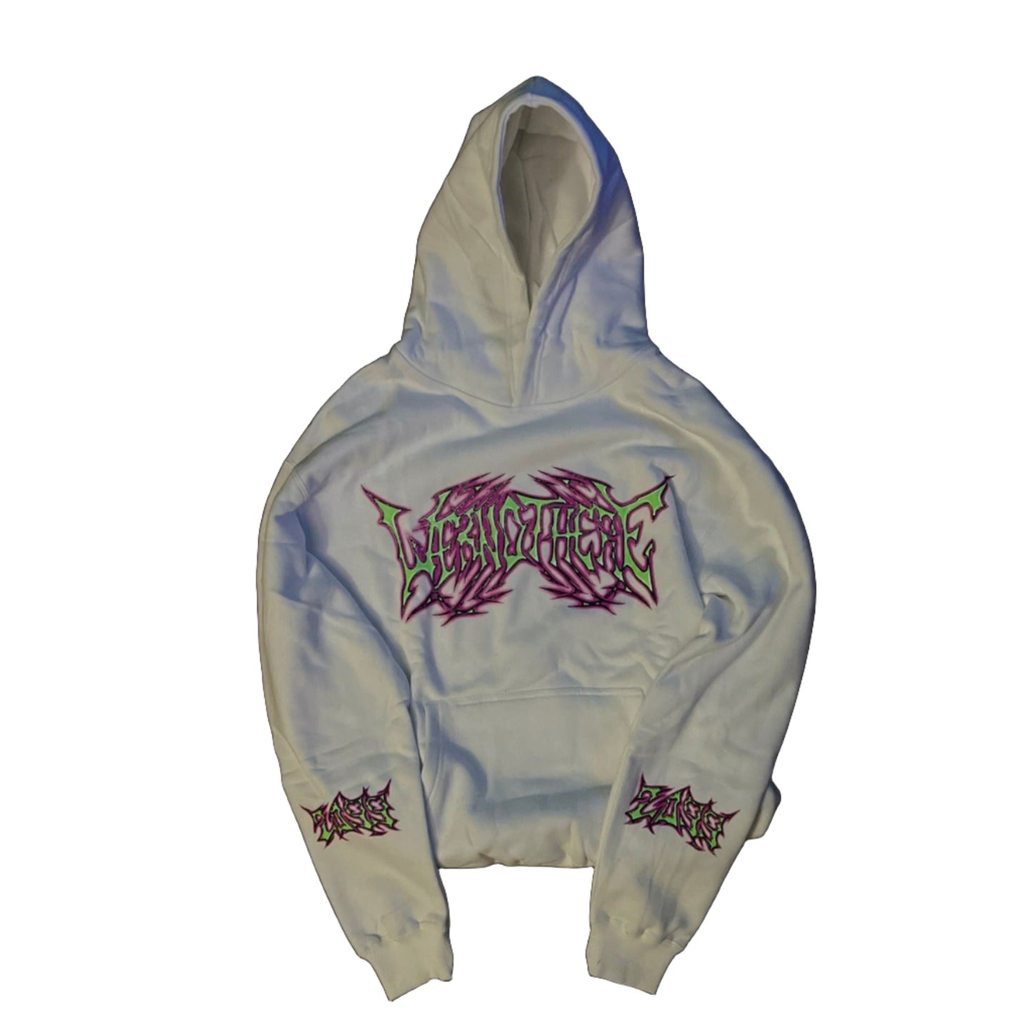 WE R NOT HERE 2099 White Hoodie